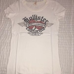Hollister Cream Cali Rose Graphic Tee , SM